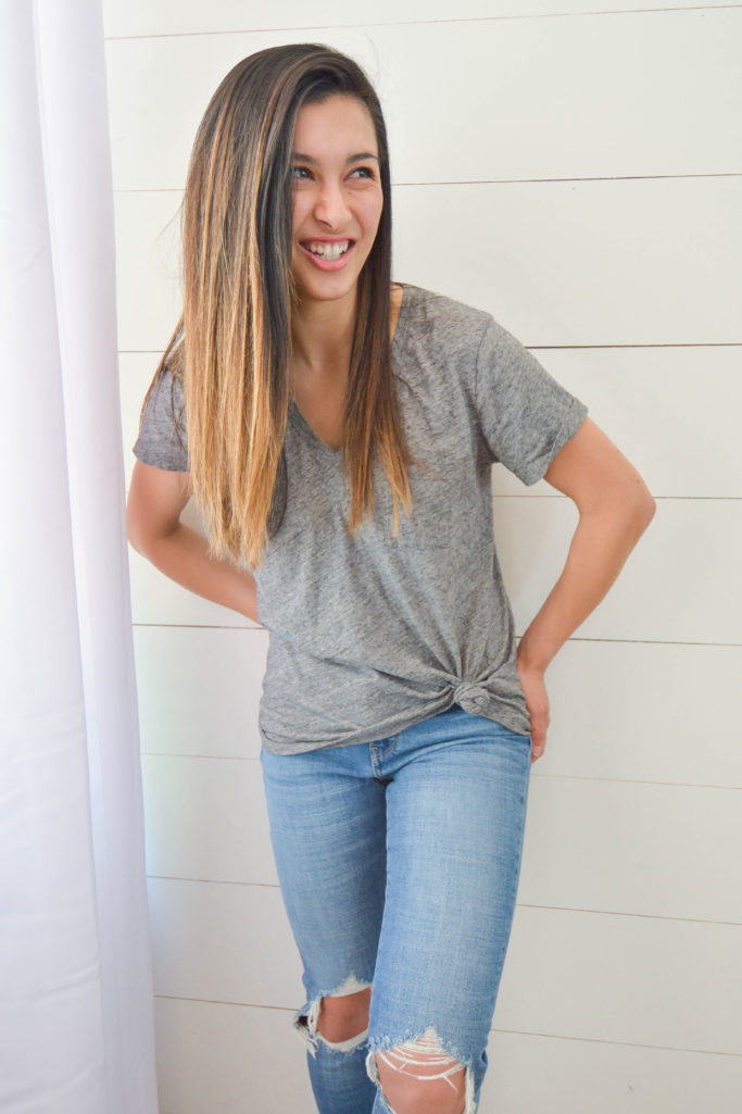 Levi's Jeans and Soft Gray Shirt | Amanda Fontenot Blog | Atlanta Blogger