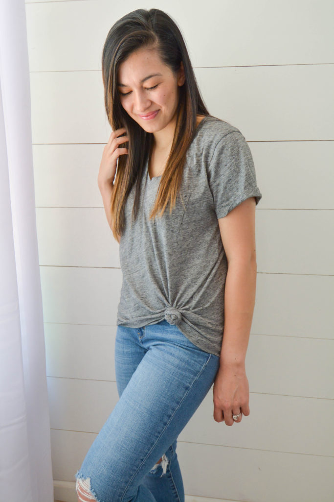 Levi's Jeans and Soft Gray Shirt | Amanda Fontenot Blog | Atlanta Blogger