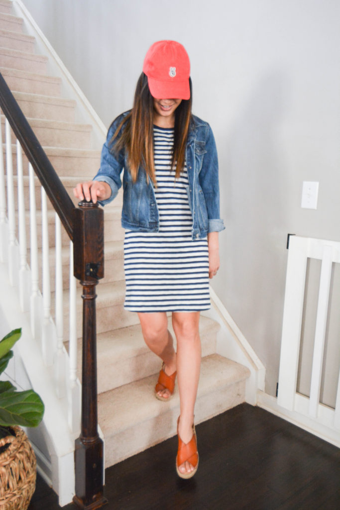 Casual Stripe Dress | Amanda Fontenot | Atlanta Blogger