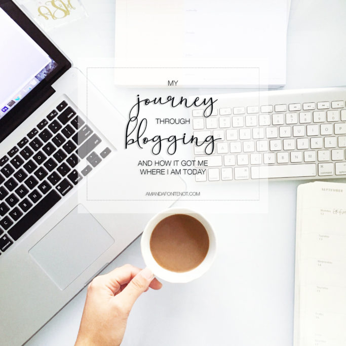 my journey through blogging | amanda fontenot blog