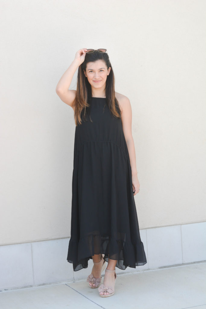 Flowy Black Dress | Amanda Fontenot | Atlanta Blogger