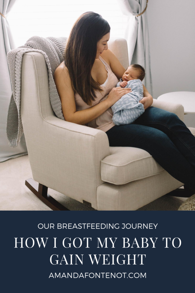 How I Got My Baby to Gain Weight | Amanda Fontenot Blog
