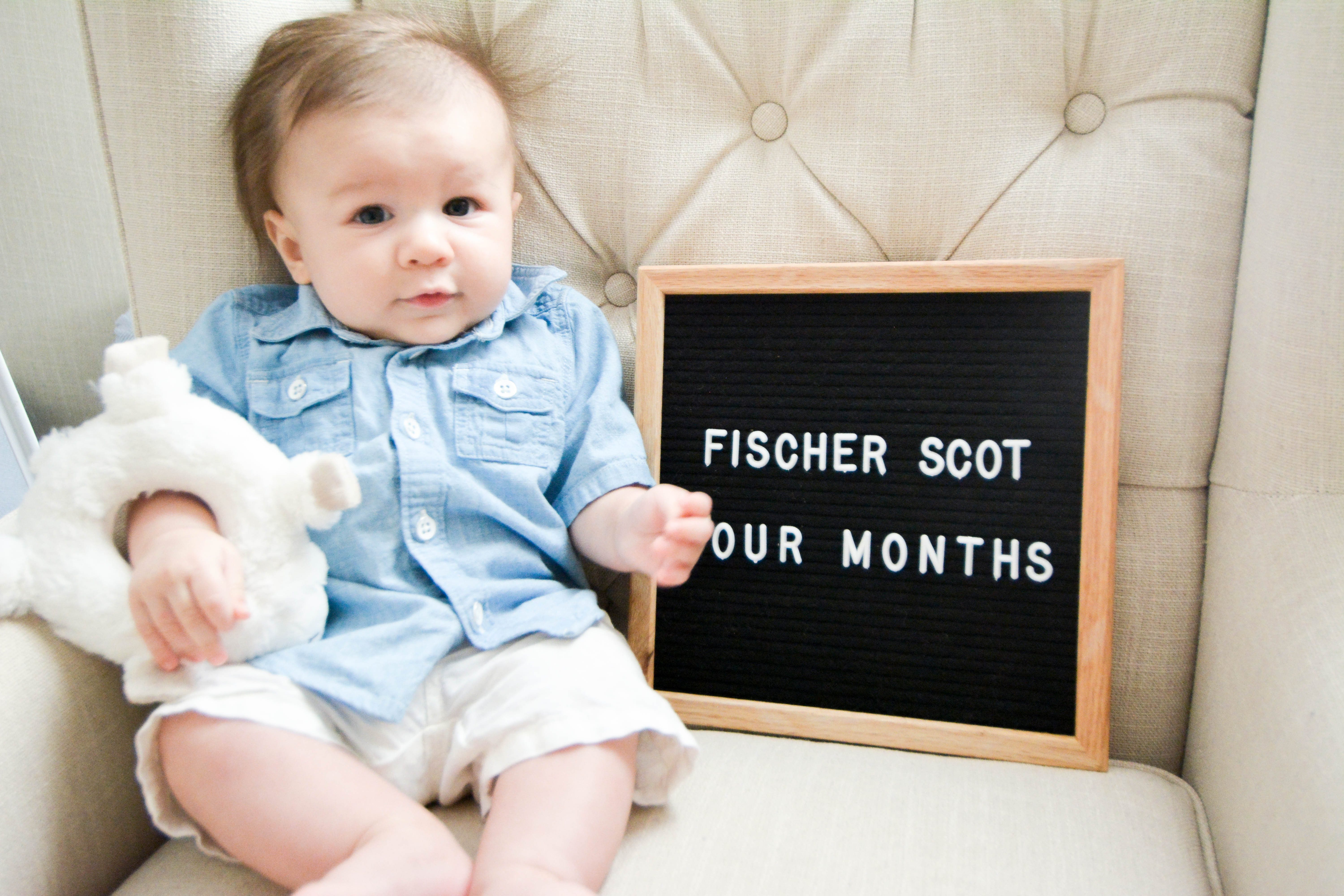 Fischer Scot: 4 Month Update | Amanda Fontenot | Atlanta Blogger