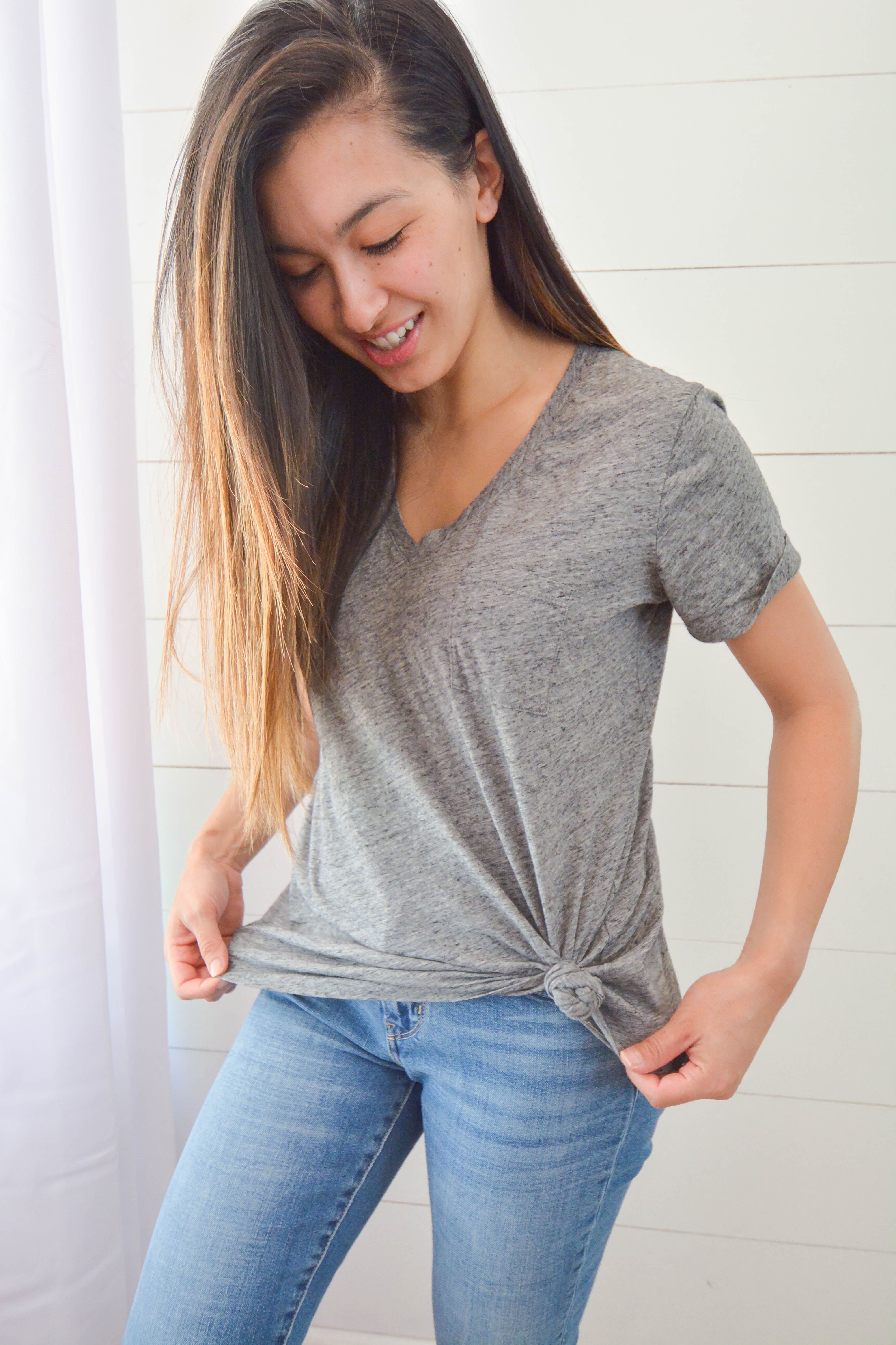 Levi's Jeans and Soft Gray Shirt | Amanda Fontenot Blog | Atlanta Blogger