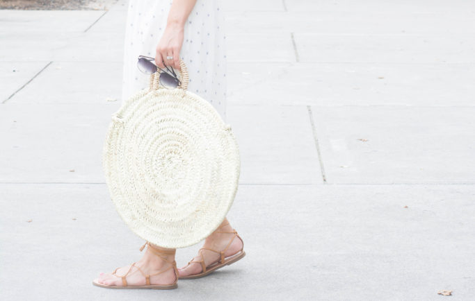 Polkadot Midi Dress | Amanda Fontenot | Atlanta Blogger