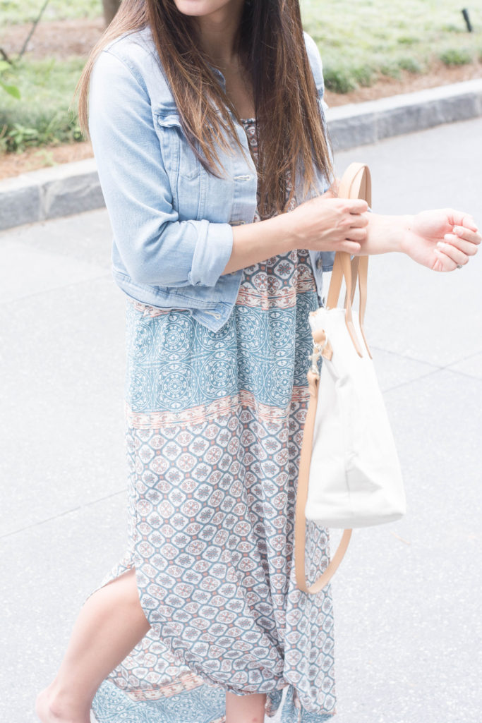 Blue Maxi Dress | Amanda Fontenot | Atlanta Blogger