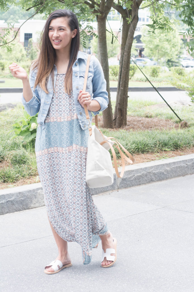 Blue Maxi Dress | Amanda Fontenot | Atlanta Blogger