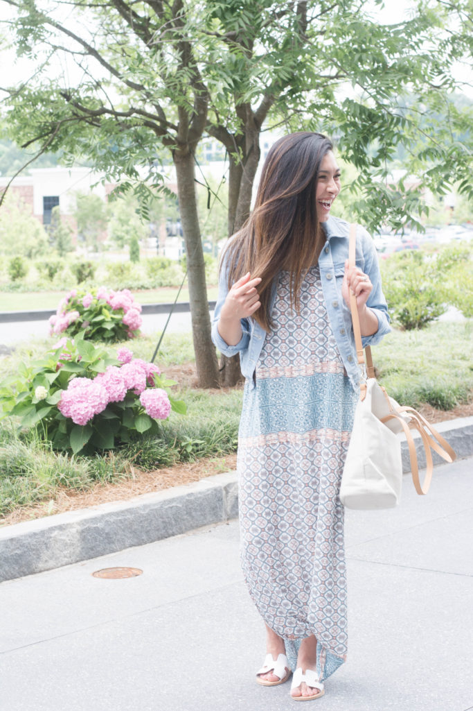 Blue Maxi Dress | Amanda Fontenot | Atlanta Blogger