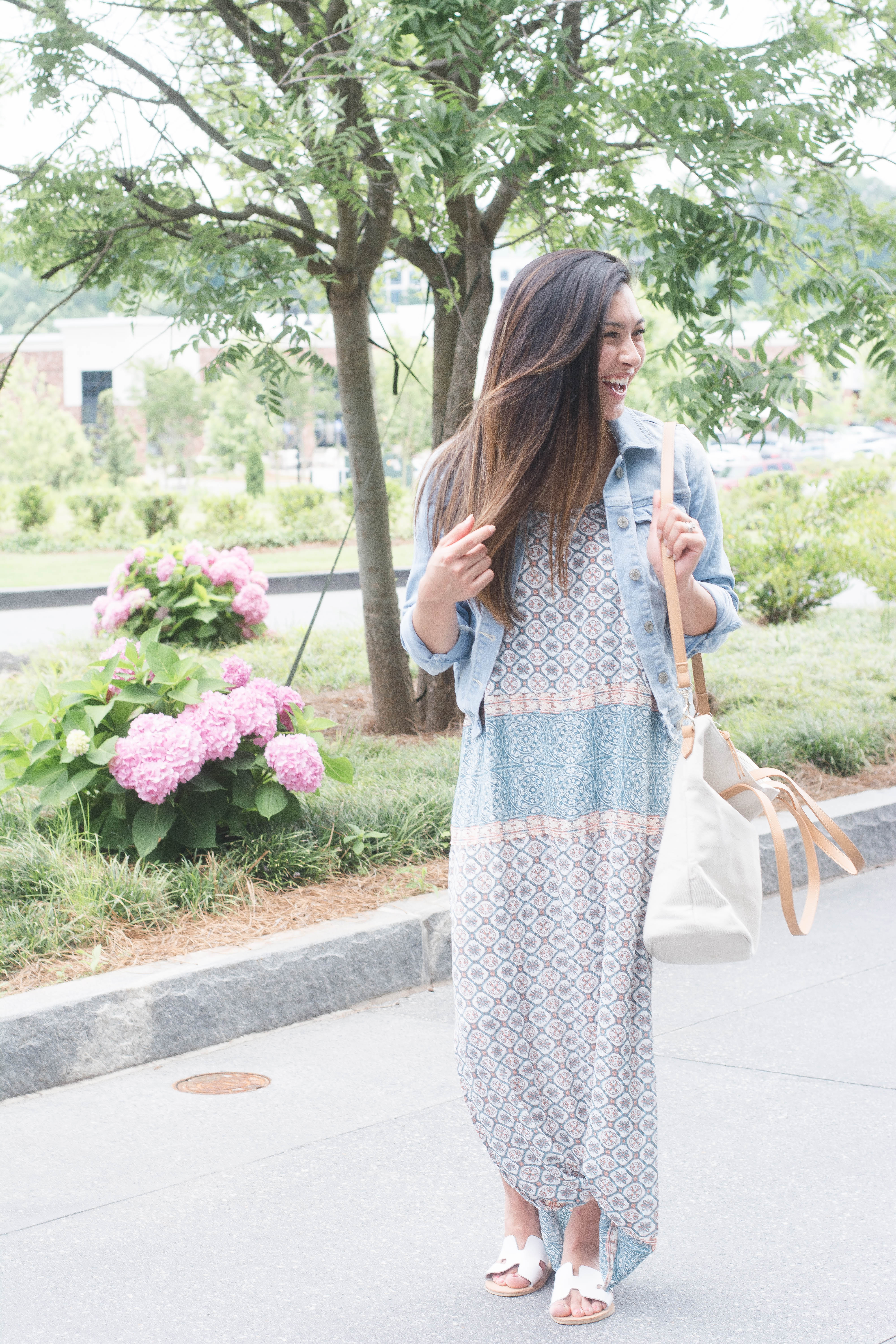 Blue Maxi Dress | Amanda Fontenot | Atlanta Blogger