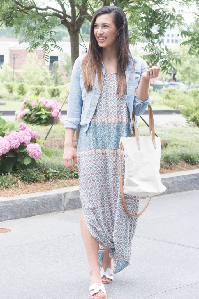 Blue Maxi Dress | Amanda Fontenot | Atlanta Blogger