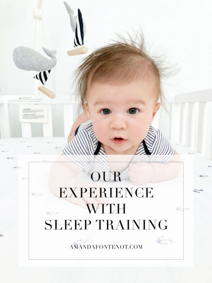 Our Experience with Sleep Training | Amanda Fontenot Blog | Motherhood