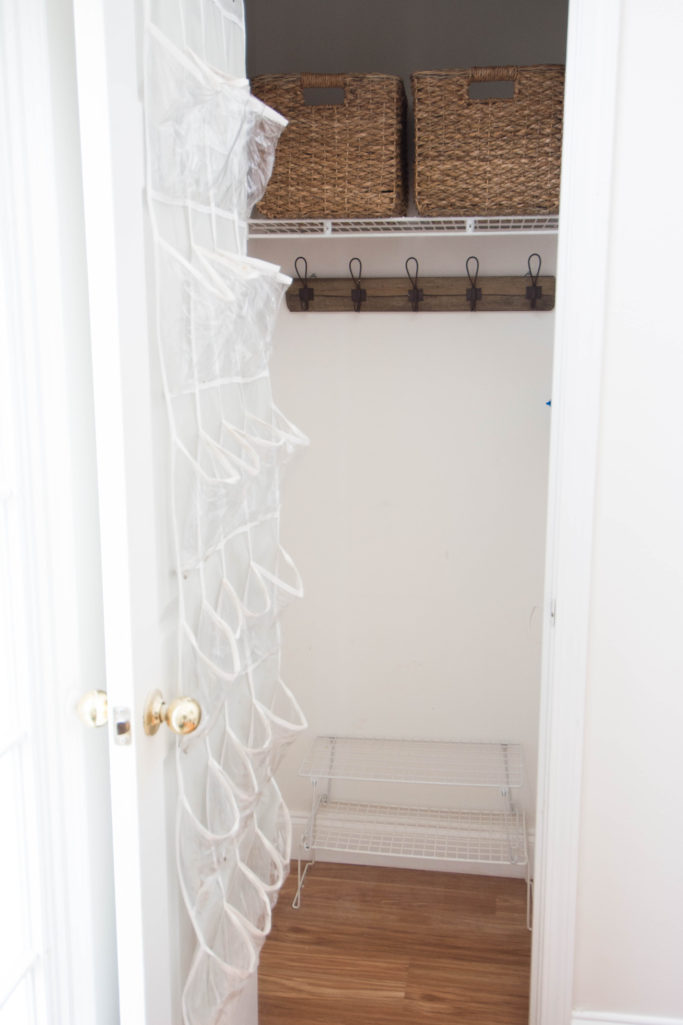 entryway closet organization | amanda fontenot blog