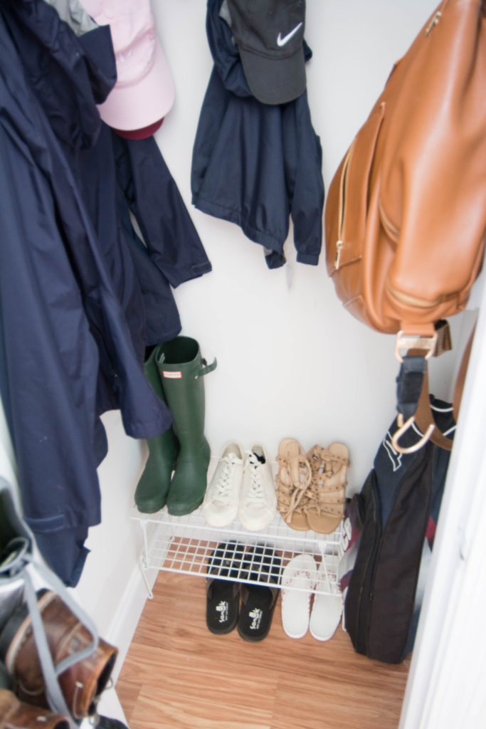 entryway closet organization | amanda fontenot blog