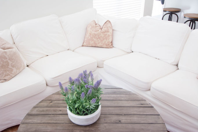 thoughts on a white couch + how i keep ours clean | amanda fontenot blog