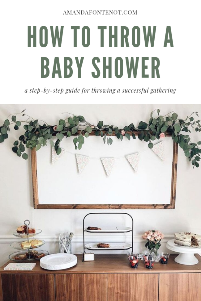 How to Throw a Baby Shower | Entertaining | Amanda Fontenot Blog