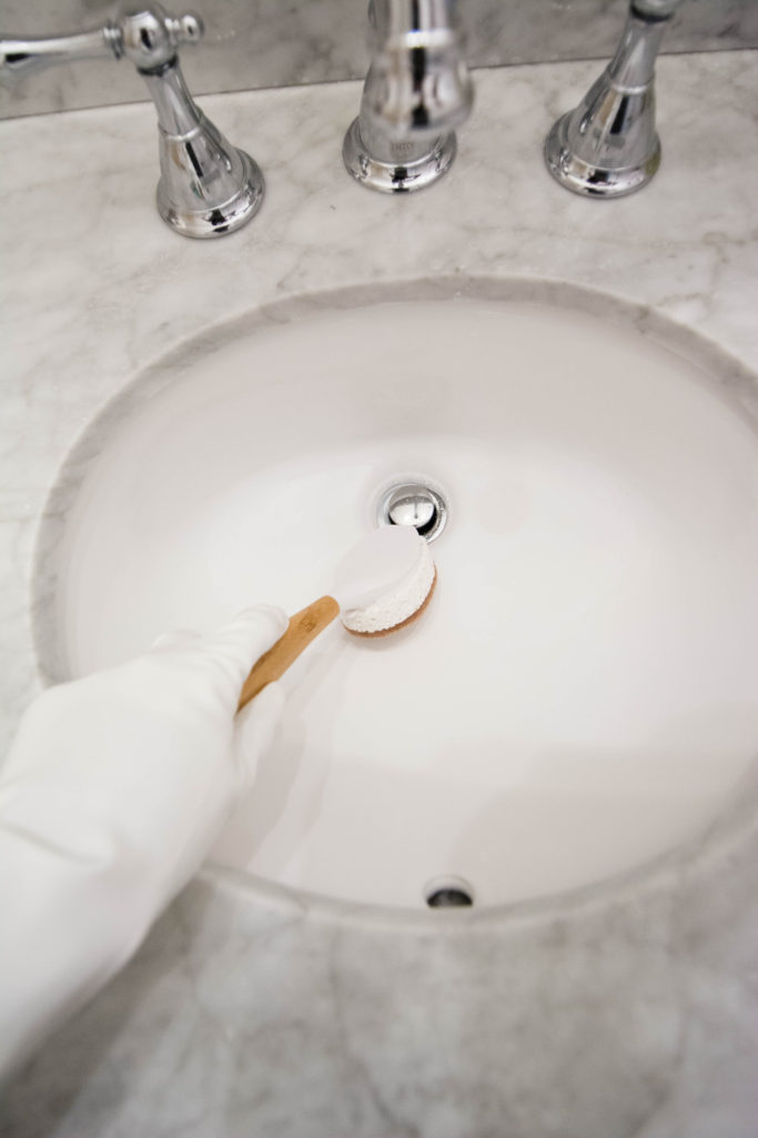 How I Clean Our Bathrooms | Amanda Fontenot Blog | Atlanta Blogger