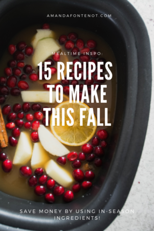 15 Recipes to Make This Fall | Lifestyle | Amanda Fontenot Blog