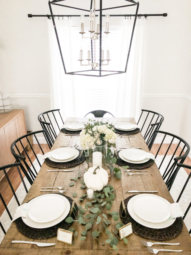 Our Thanksgiving Table Setting | Holiday | Amanda Fontenot