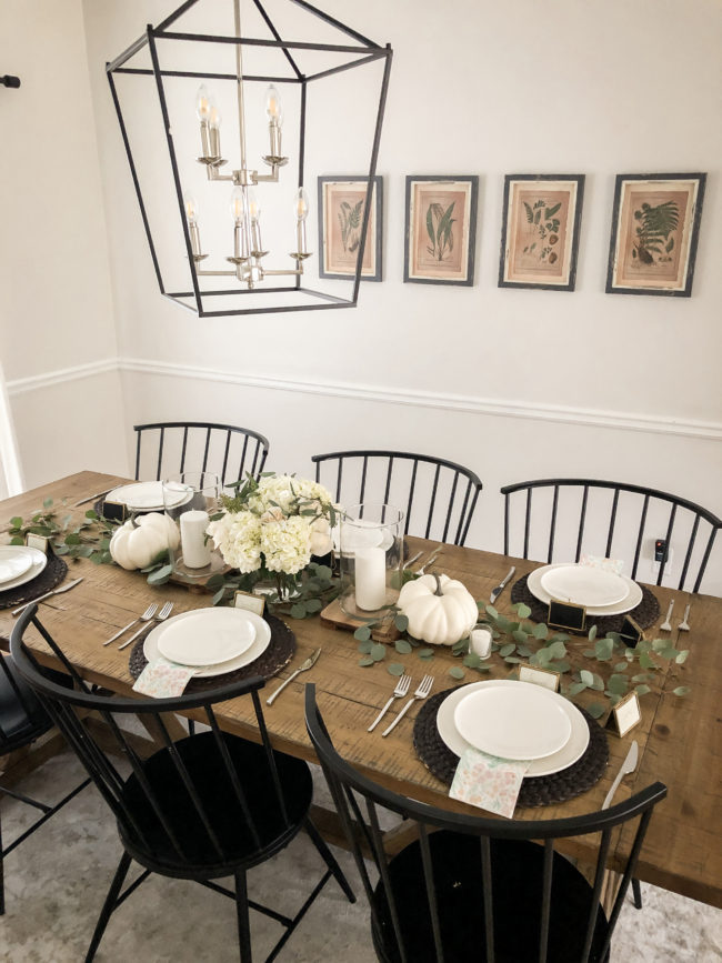 Our Thanksgiving Table Setting | Holiday | Amanda Fontenot