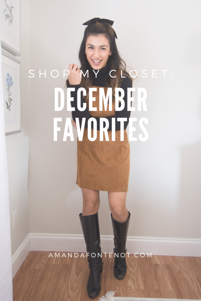 Shop My Closet: December Favorites | Style | Amanda Fontenot Blog