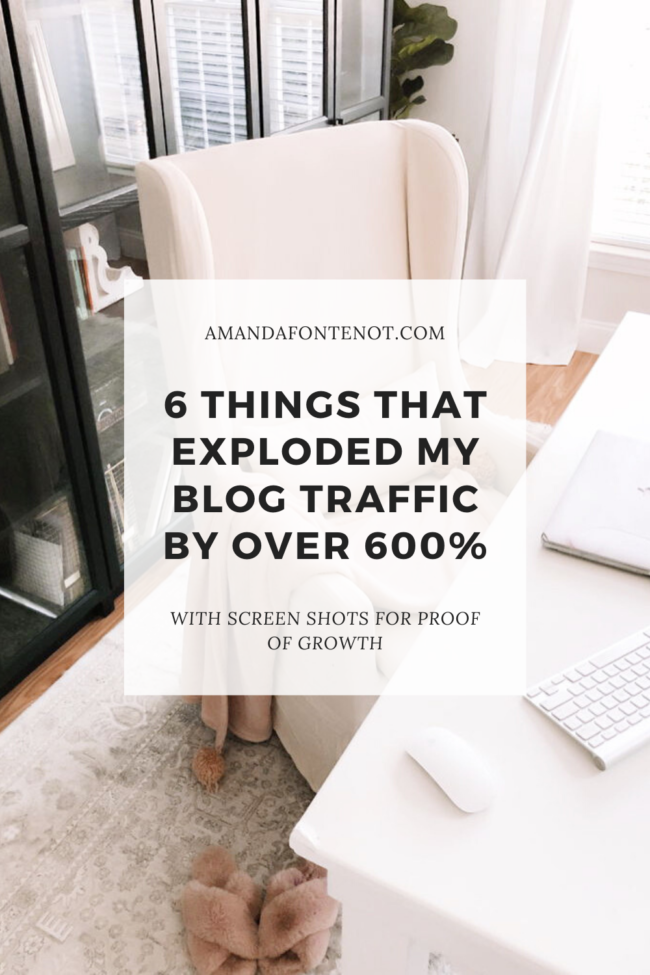 How to Increase Your Blog Traffic | LEARN | Amanda Fontenot Blog