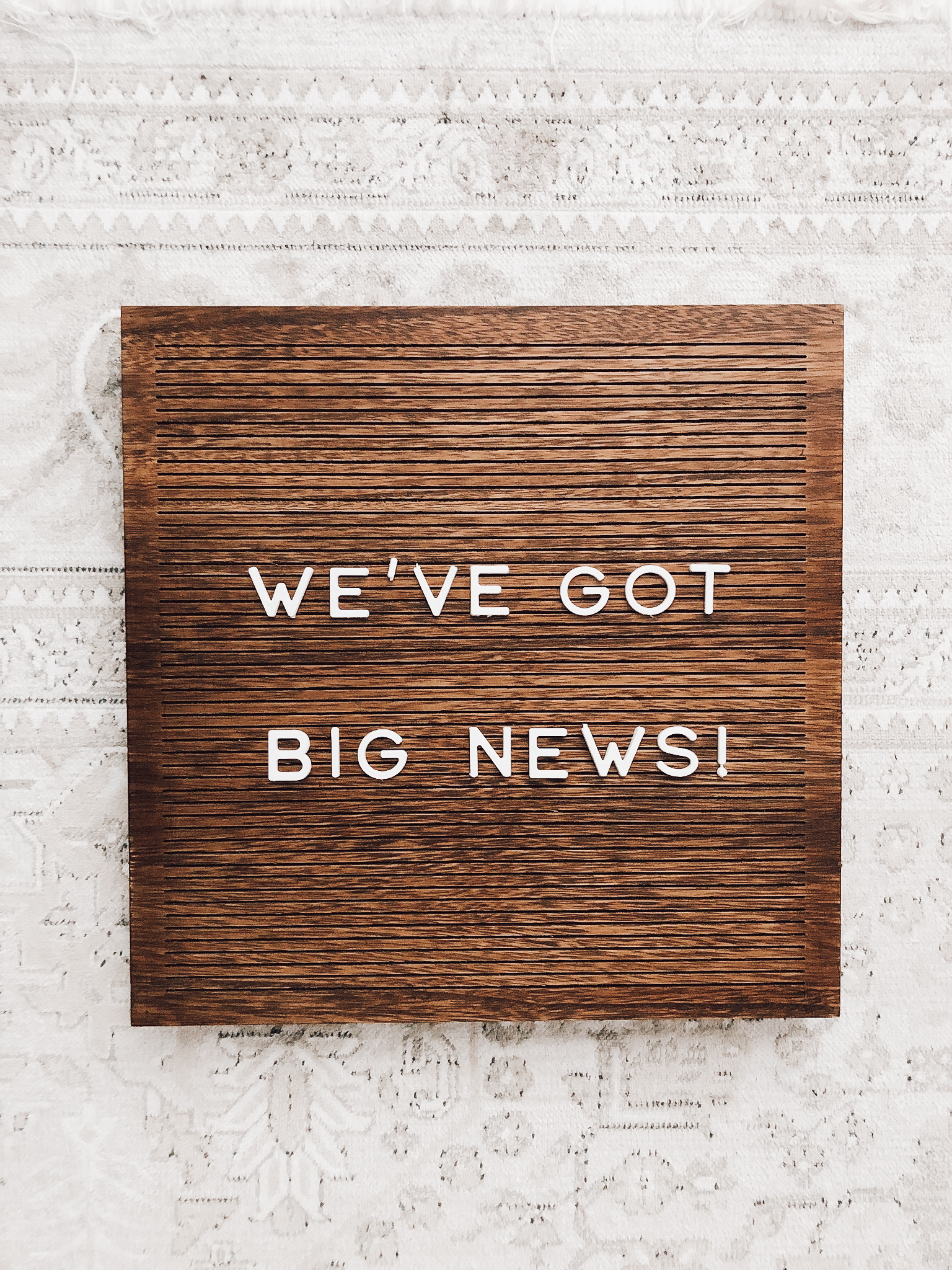 Sharing Our Big News | Amanda Fontenot Blog