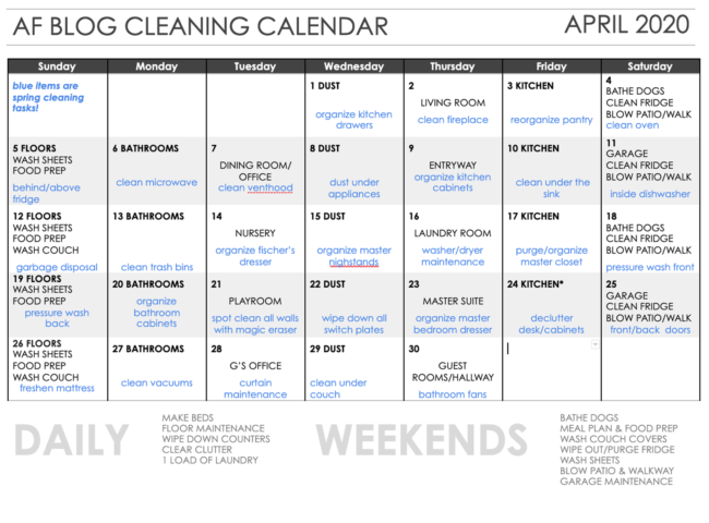 Spring Cleaning + April Giveaway | Amanda Fontenot Blog