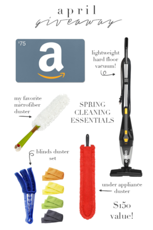 Spring Cleaning + April Giveaway | Amanda Fontenot Blog