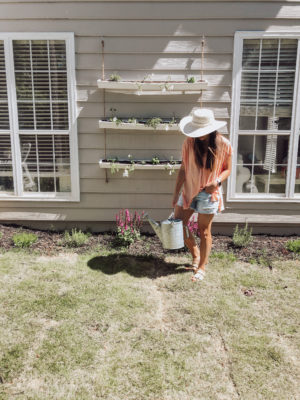 DIY Gutter Planters | Home | Amanda Fontenot Blog