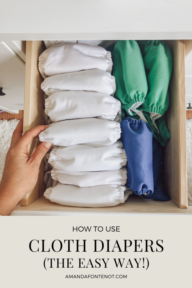 How to Cloth Diaper the Easy Way | Amanda Fontenot Blog