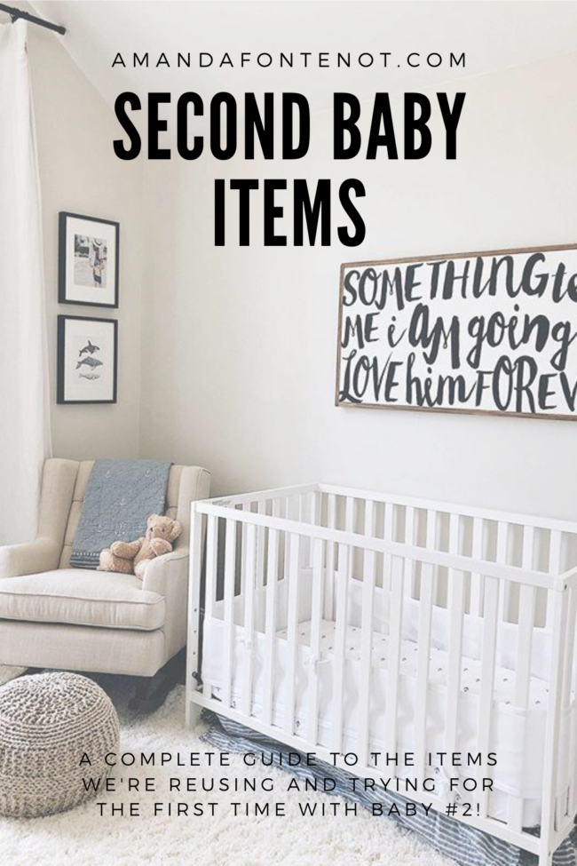 Baby Items for Baby #2 | Amanda Fontenot Blog