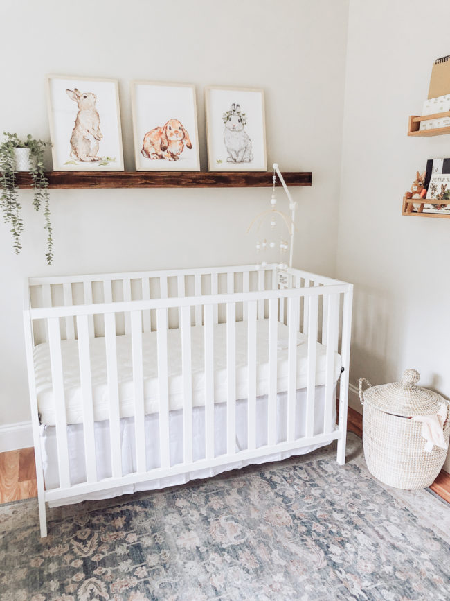 Neutral Rabbit Nursery | Decor | Amanda Fontenot Blog