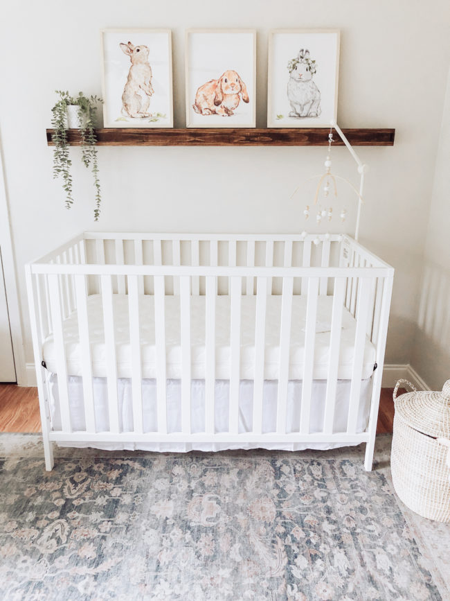 Neutral Rabbit Nursery | Decor | Amanda Fontenot Blog