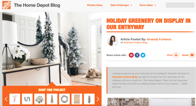 The Home Depot Style Challenge | Amanda Fontenot Blog