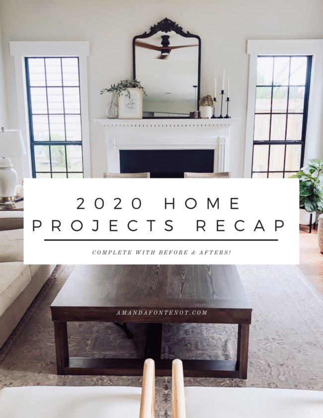 2020 House Projects | DIY | Amanda Fontenot Blog
