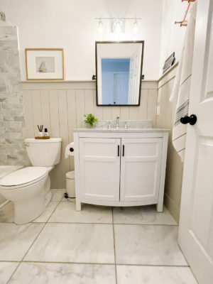 Guest Bathroom Reveal | Decor | Amanda Fontenot Blog