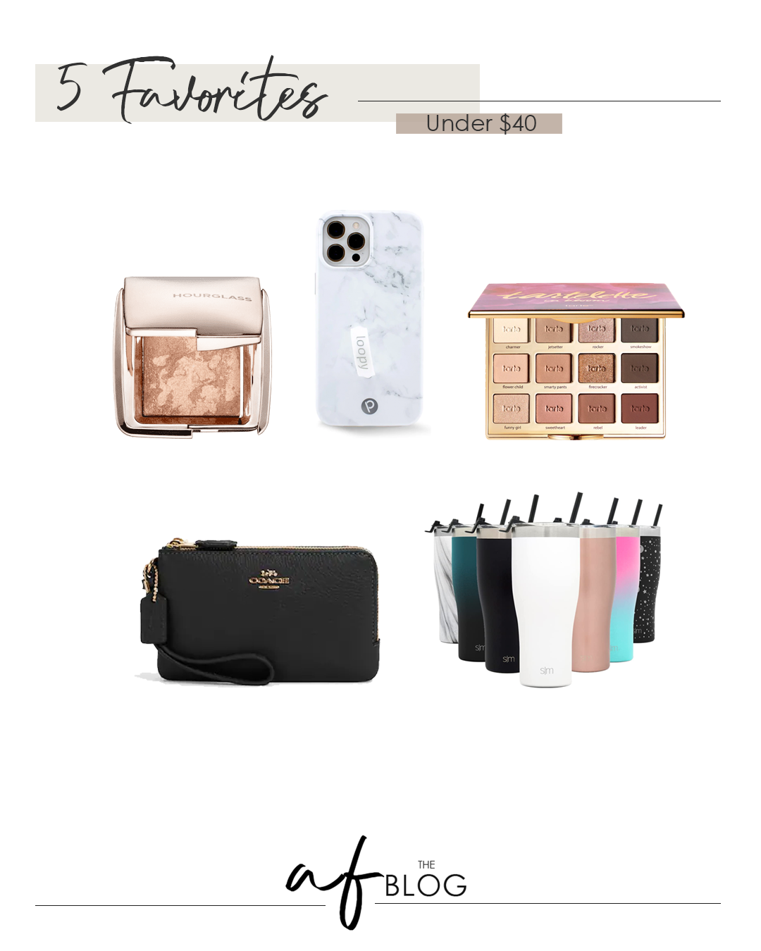 Friday Five: FavoritFriday Five: Favorites Under $40 | Amanda Fontenot - the Bloges Under $40 | Amanda Fontenot - the Blog