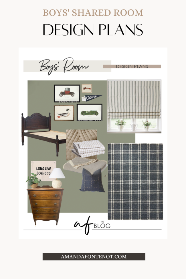 Boys' Shared Room: Design Plans | Amanda Fontenot