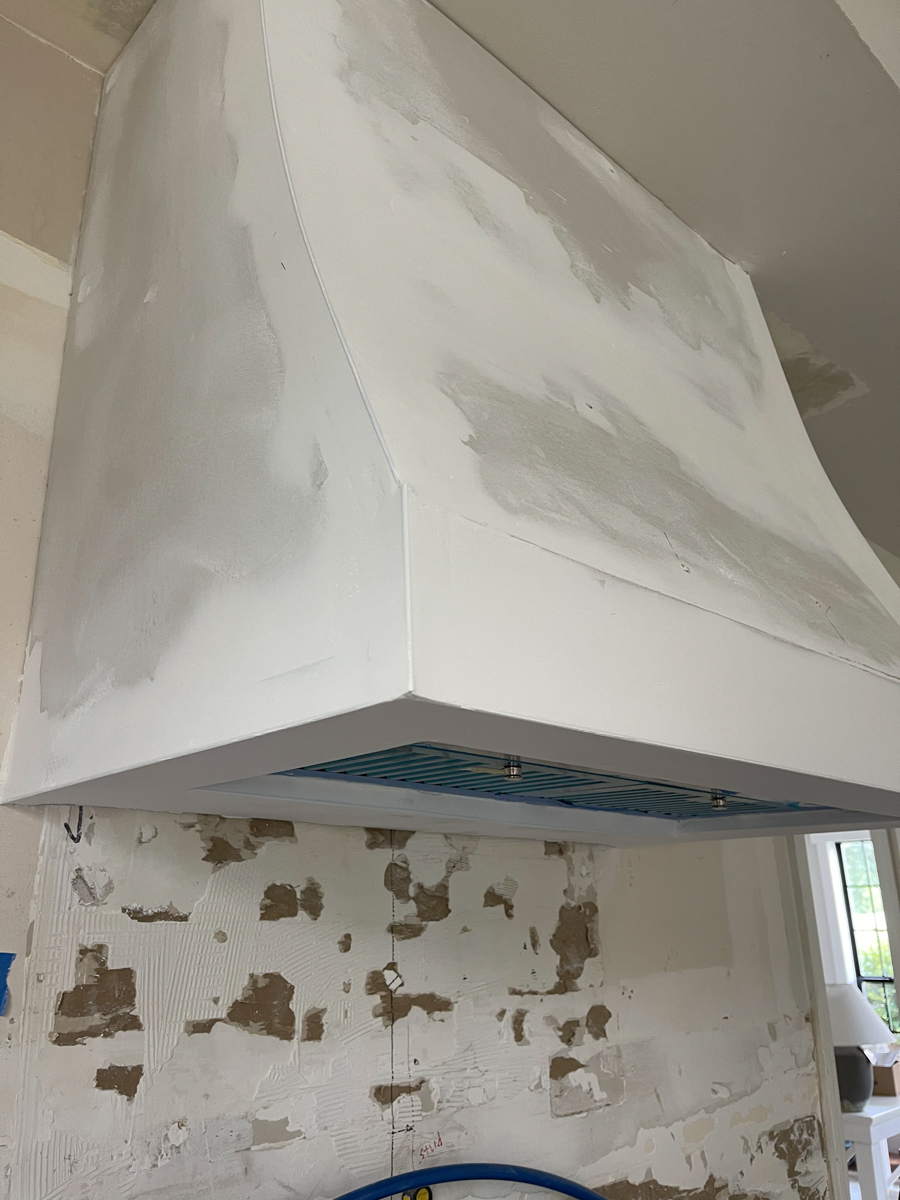 DIY Venetian Plaster Range Hood | Amanda Fontenot - the Blog