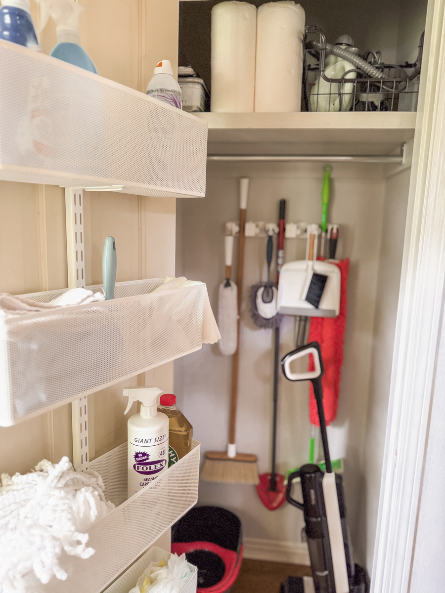 How To Create a Cleaning Closet | Amanda Fontenot