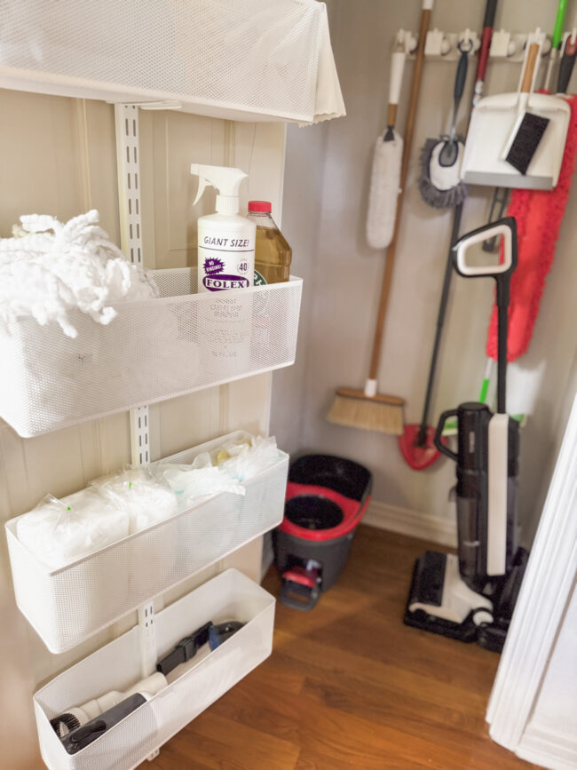 How To Create a Cleaning Closet | Amanda Fontenot