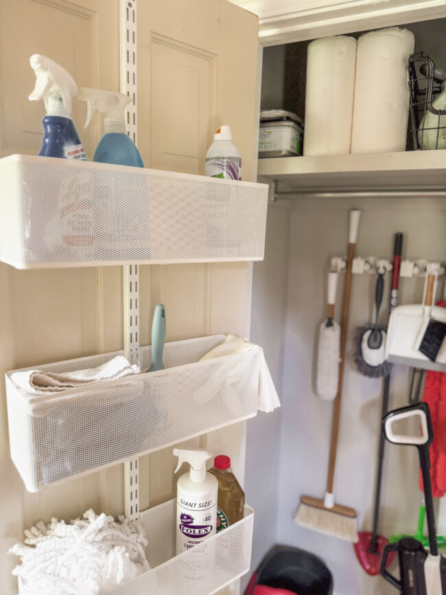 How To Create a Cleaning Closet | Amanda Fontenot