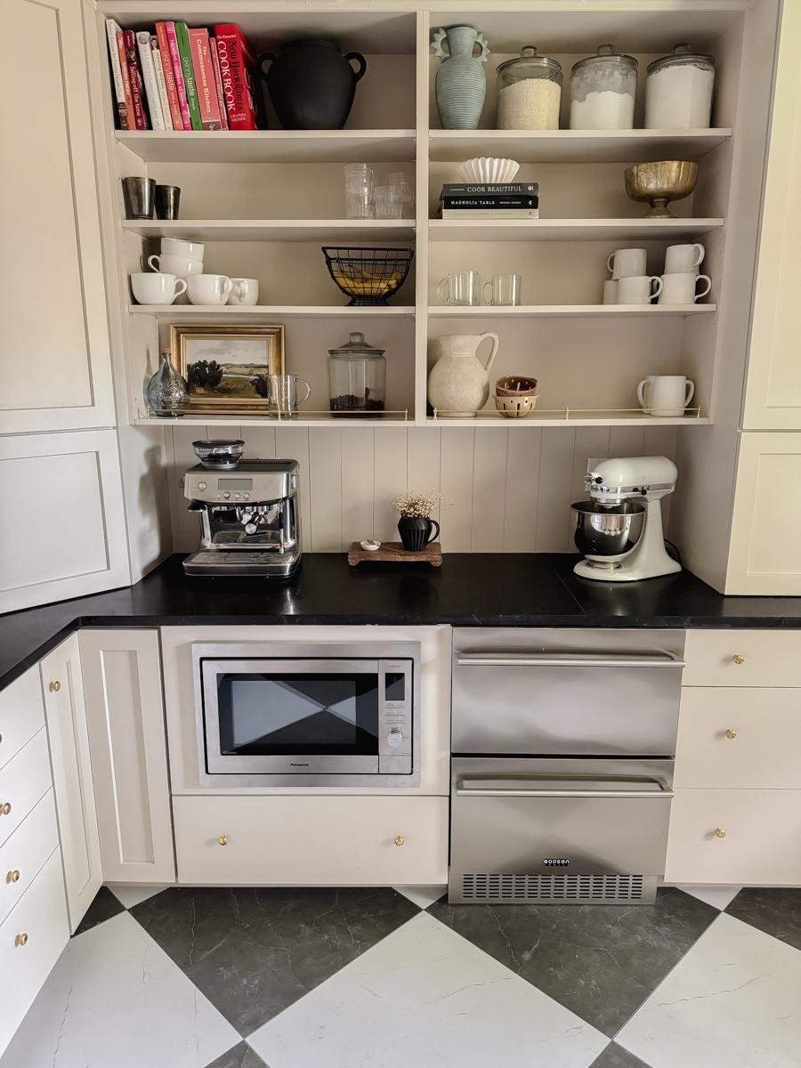 Formal Dining Room Turned Butler's Pantry | Amanda Fontenot