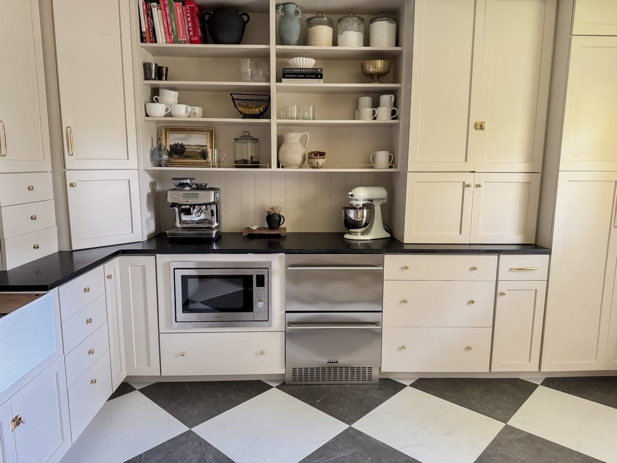 Formal Dining Room Turned Butler's Pantry | Amanda Fontenot